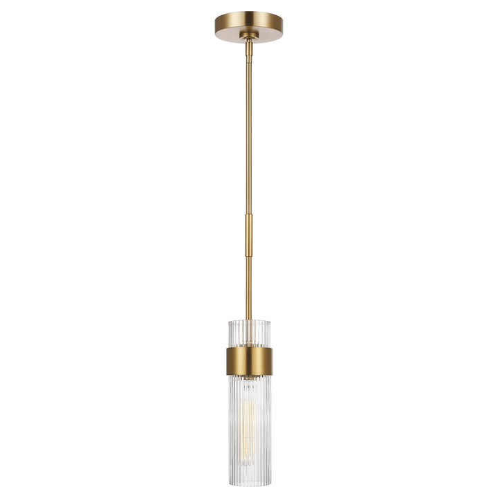 Geneva Medium Pendant, a premium Pendant light by Visual Comfort & Co. Close - up image of its design.