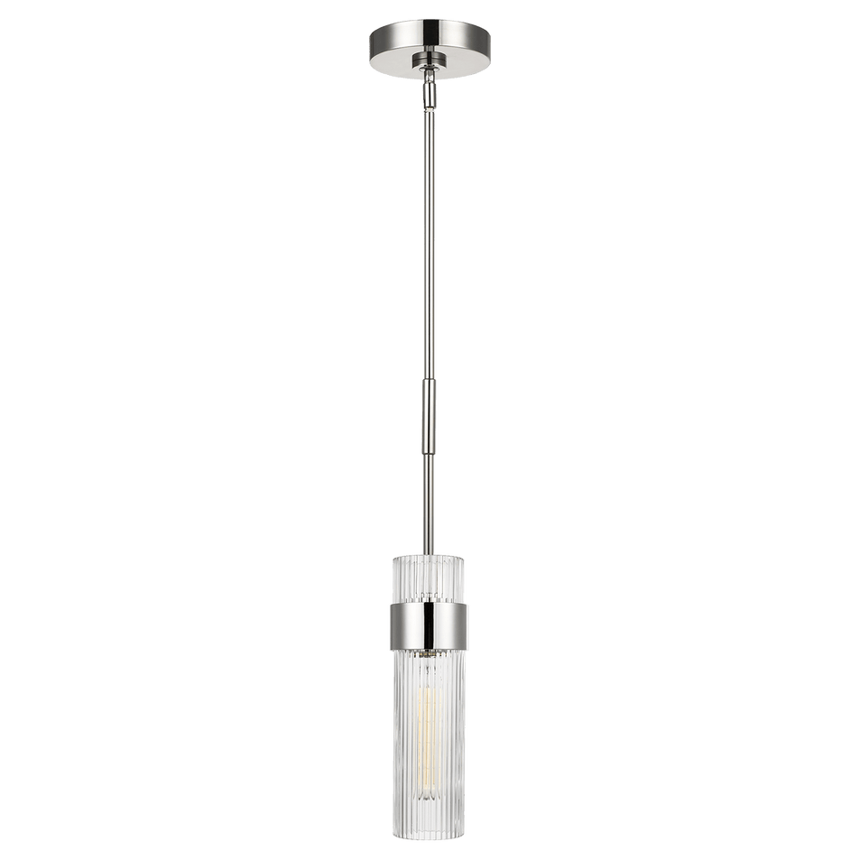 Geneva Medium Pendant, a premium Pendant light by Visual Comfort & Co. Close - up image of its design.