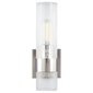 Geneva Sconce, a premium Bath light by Visual Comfort & Co. Close - up image of its design.