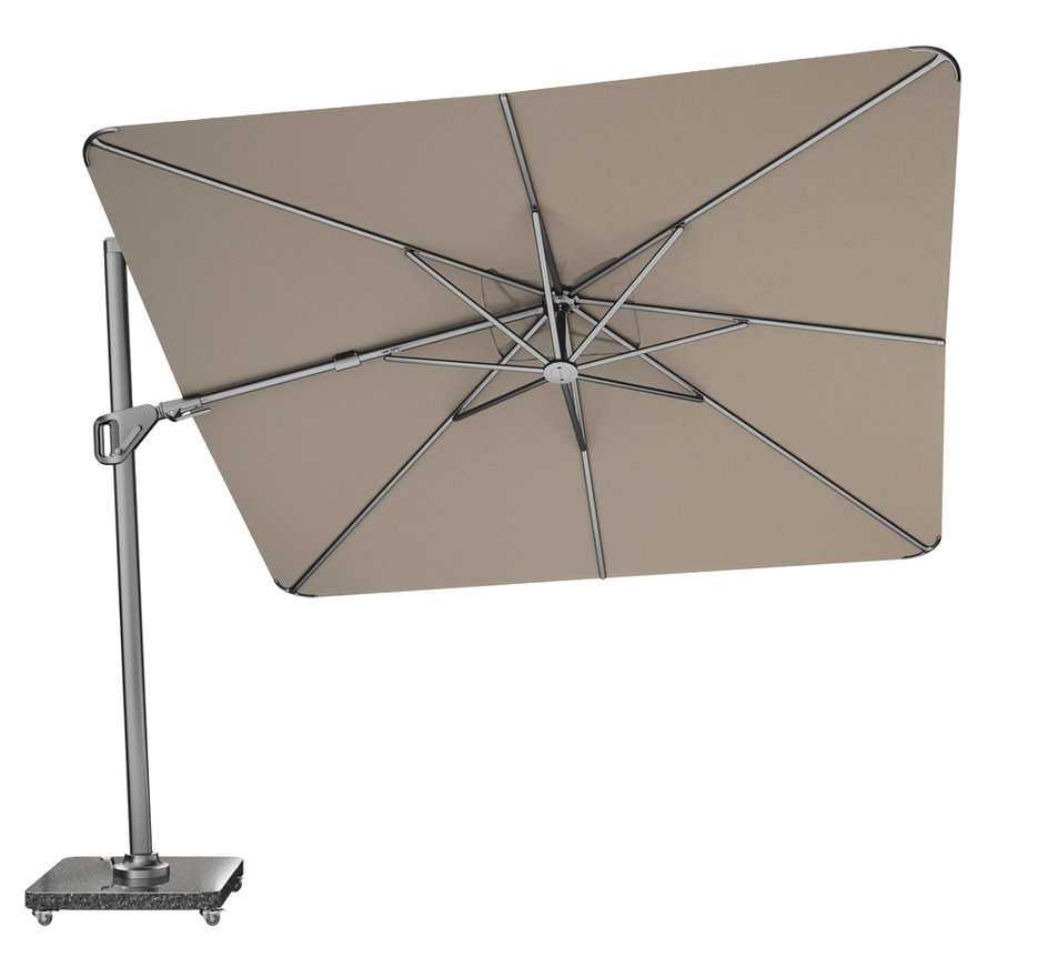 Nexus T2 Premium Free-arm Parasol and Ceramic Base 90 kg