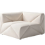 Тканина / Кутовий елемент 73x103x103 см, правий
