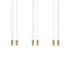 Brass Anodized / On/Off / Warm White