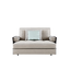 Велике крісло з правим підлокітником, оббивка зі шкіри Coach + подушка-валик