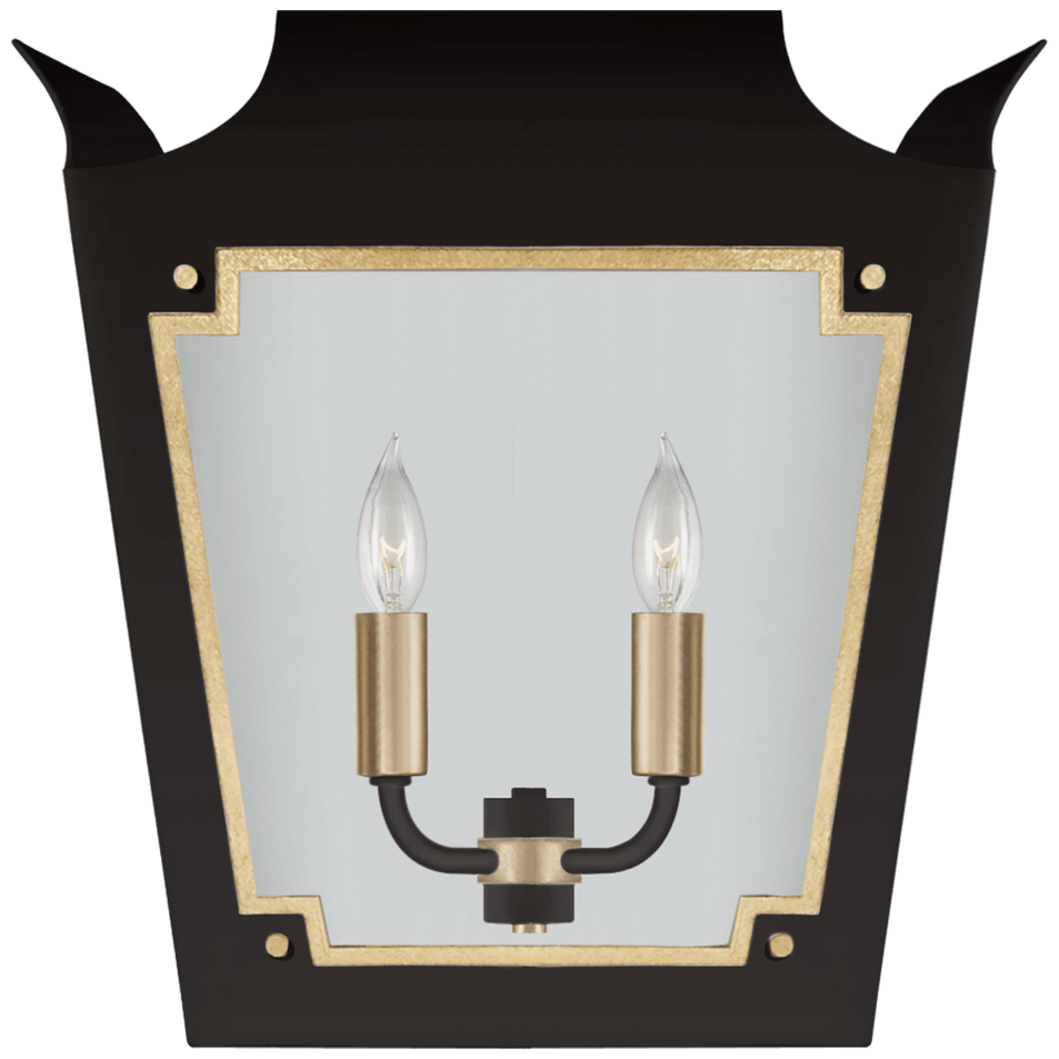 Caddo Lantern Sconce, a premium Decorative light by Visual Comfort & Co. Close - up image of its design.