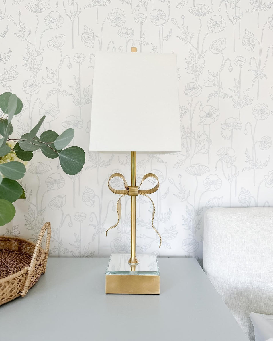Ellery Gros - Grain Bow Table Lamp, a premium Decorative light by Visual Comfort & Co. Close - up image of its design.