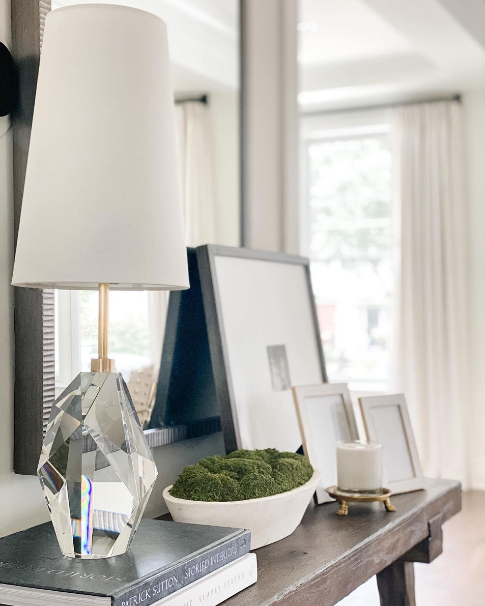 Halcyon Accent Table Lamp, a premium Decorative light by Visual Comfort & Co. Close - up image of its design.