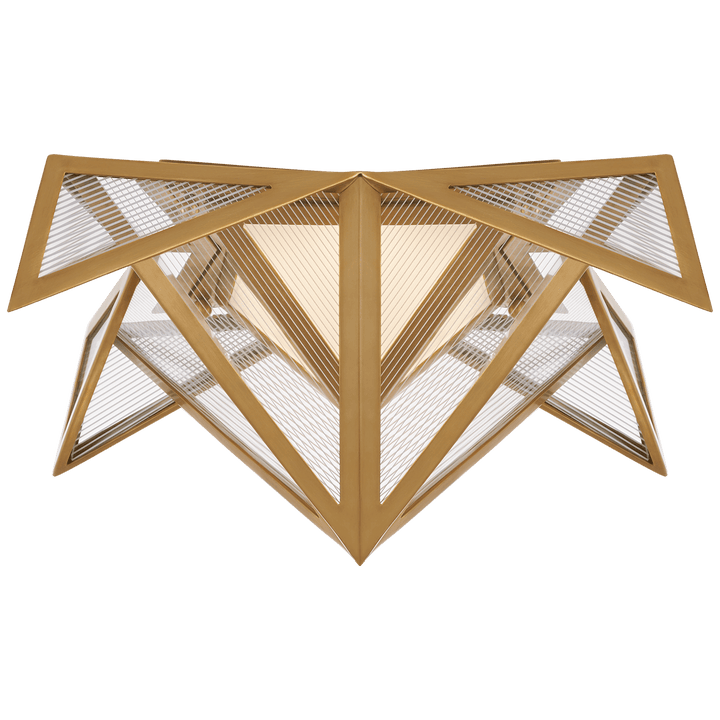 Ori Small Flush, a premium Flush Mount light by Visual Comfort & Co. Close - up image of its design.