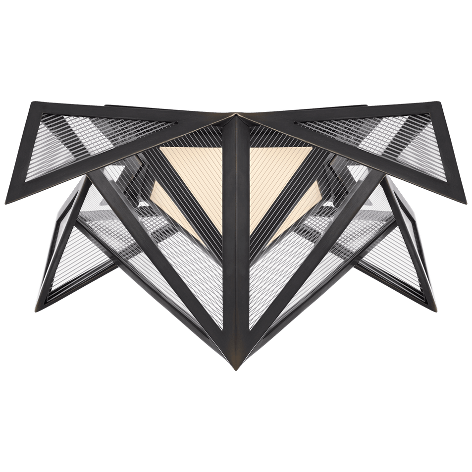 Ori Small Flush, a premium Flush Mount light by Visual Comfort & Co. Close - up image of its design.