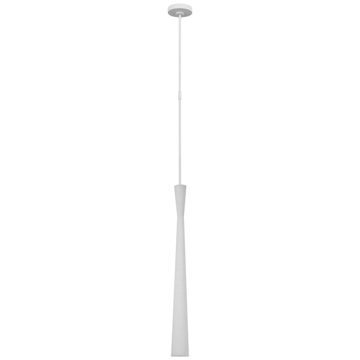 Utopia Tall Pendant, a premium Pendant light by Visual Comfort & Co. Close - up image of its design.