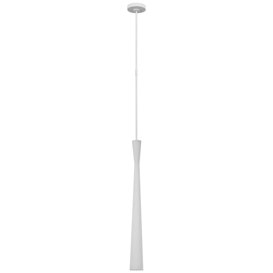 Utopia Tall Pendant, a premium Pendant light by Visual Comfort & Co. Close - up image of its design.