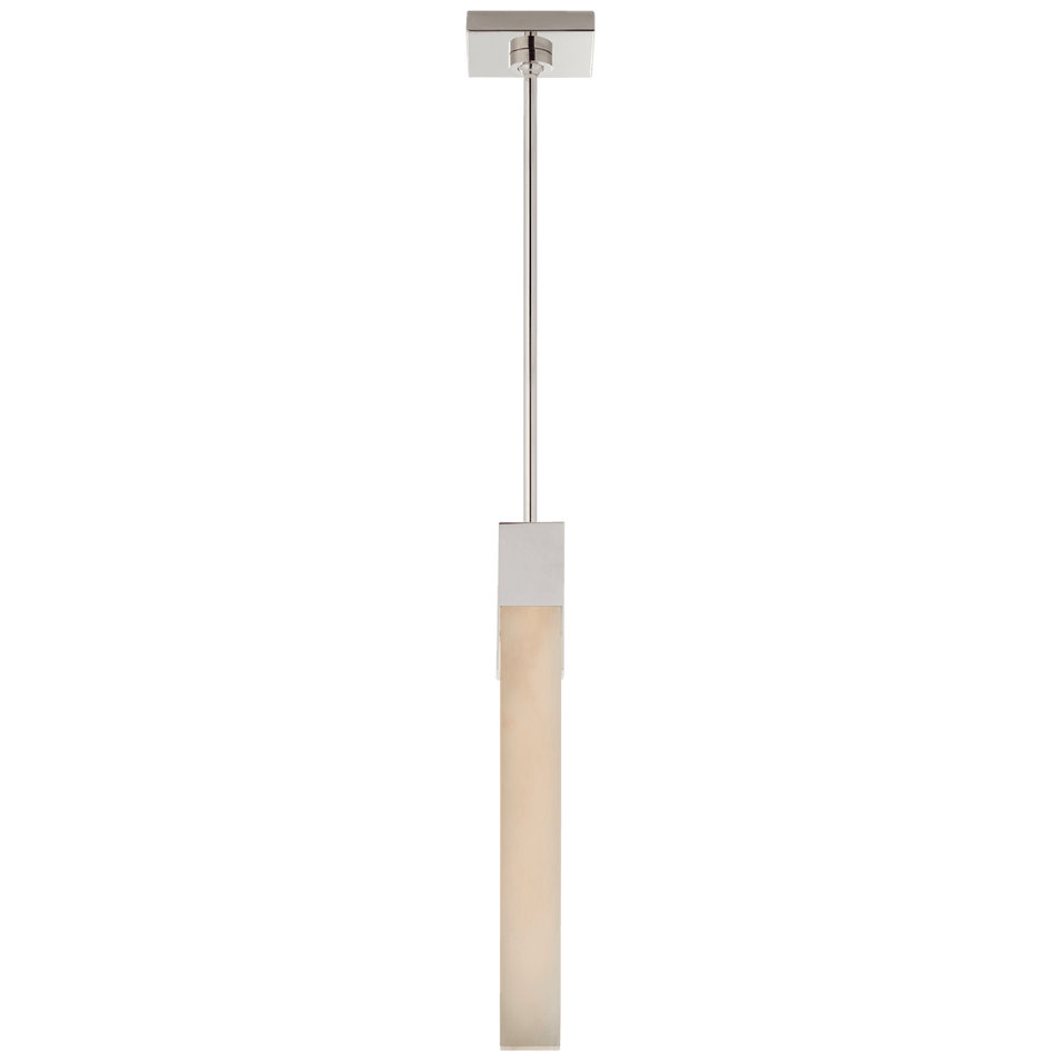 Covet Tall Single Pendant, a premium Pendant light by Visual Comfort & Co. Close - up image of its design.