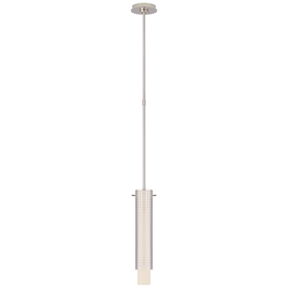 Precision Small Cylinder Pendant, a premium Pendant light by Visual Comfort & Co. Close - up image of its design.