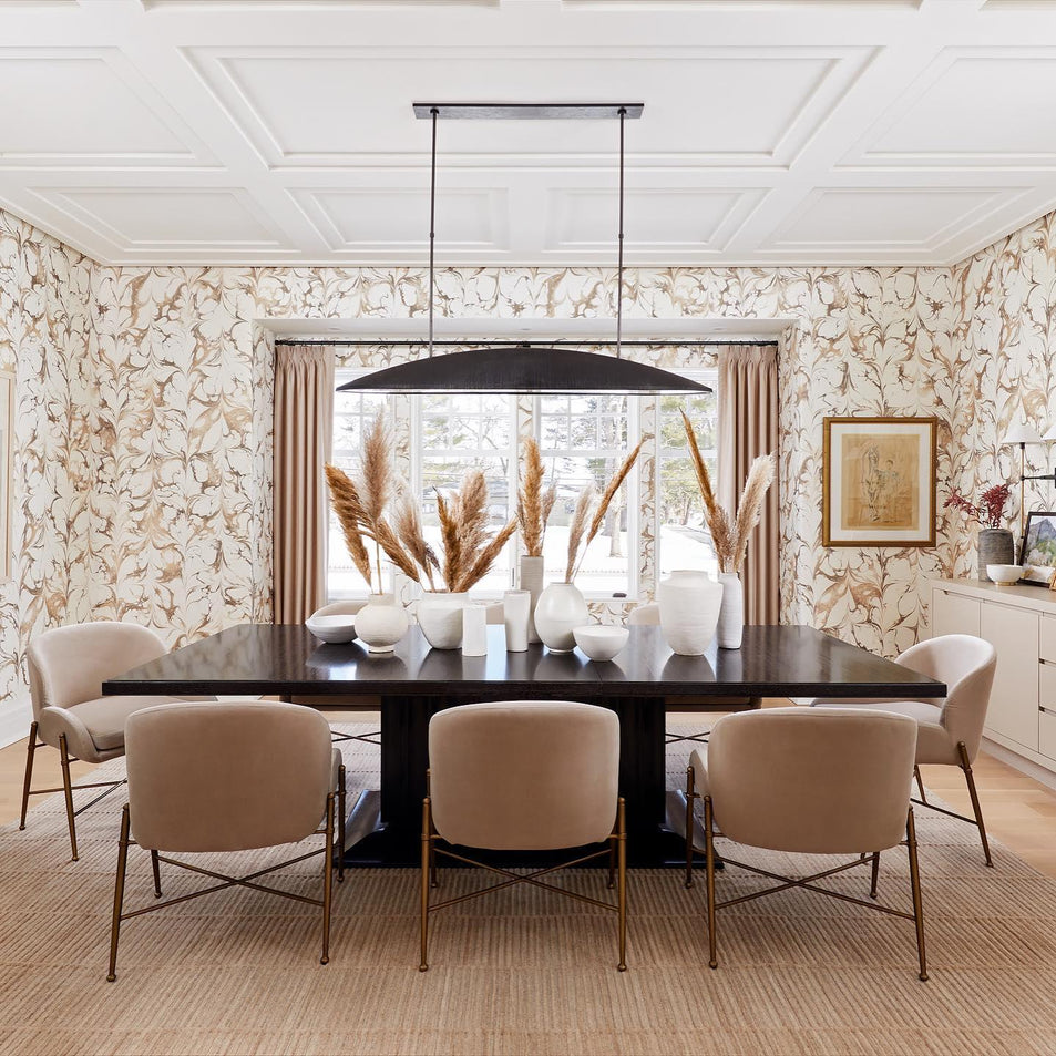 Utopia Large Linear Pendant, a premium Linear light by Visual Comfort & Co. Close - up image of its design.