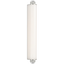 Polished Nickel / White Glass