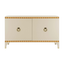 Antique White+Gold Leaf