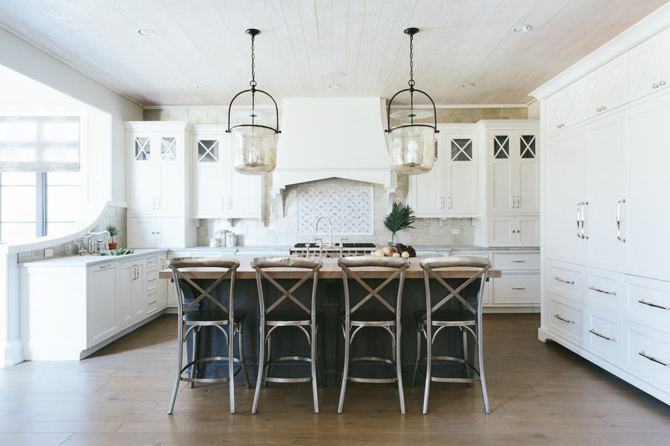 Lorford Large Smoke Bell Lantern, a premium Lantern light by Visual Comfort & Co. Close - up image of its design.