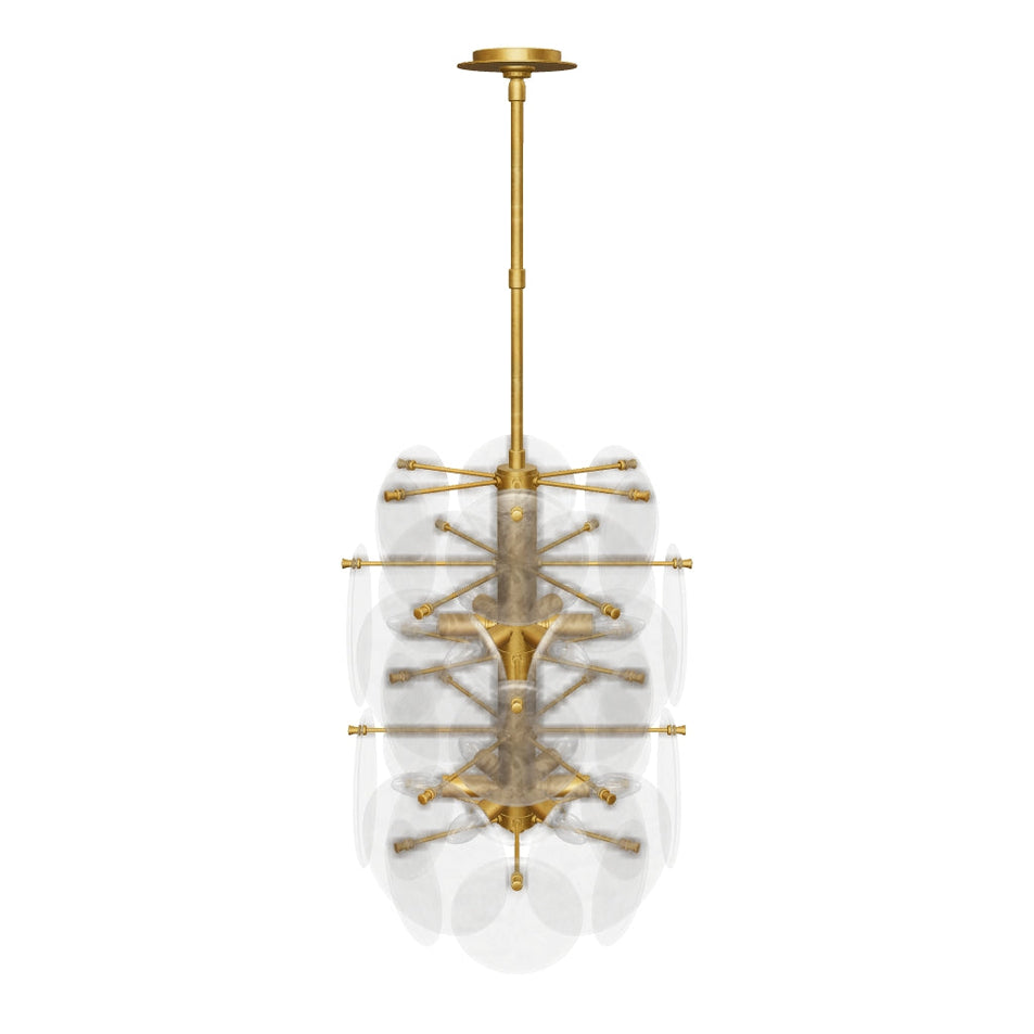 Loire Medium Barrel Chandelier 3D Model