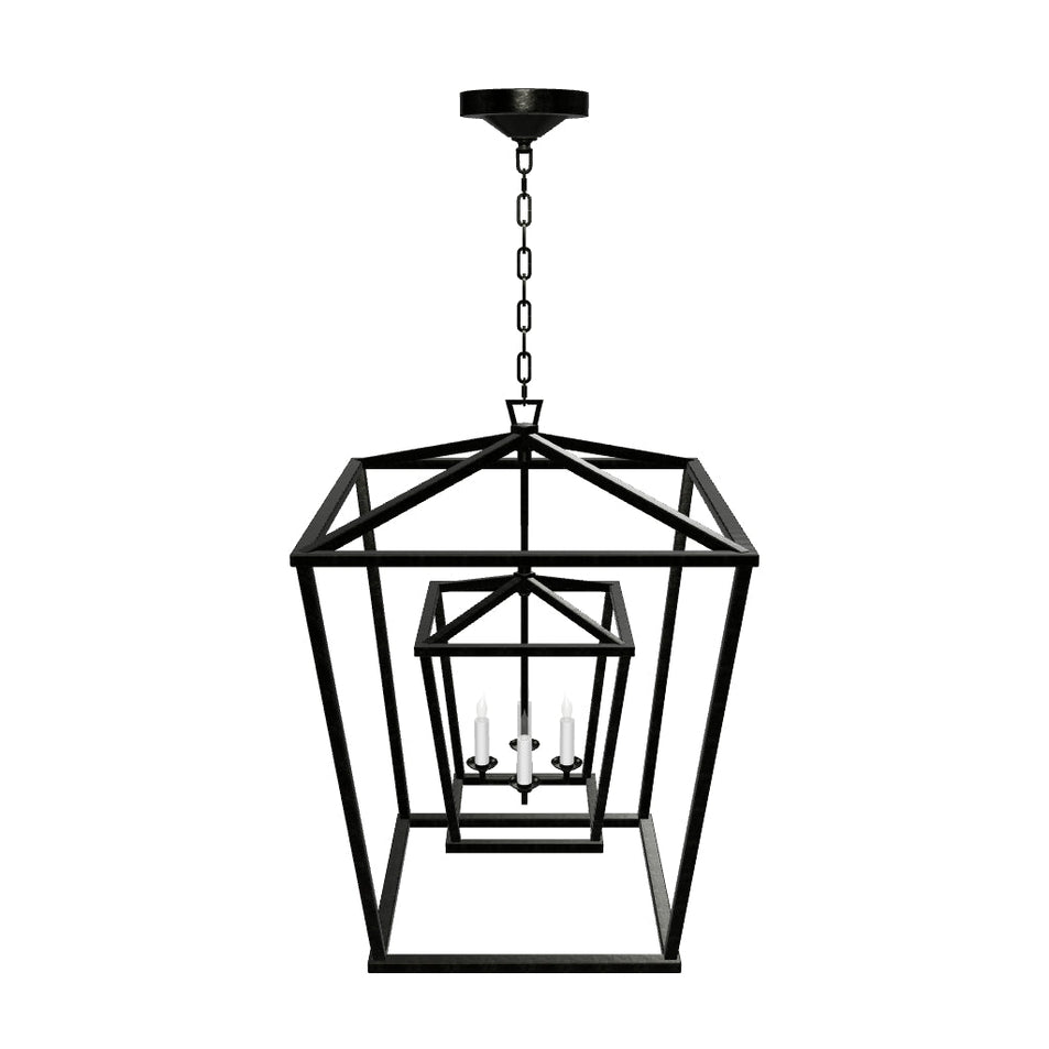 Darlana Large Double Cage Lantern 3D Model