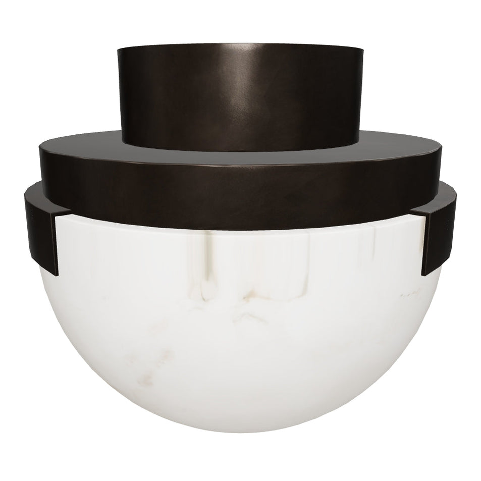 Melange 5" Solitaire Flush Mount 3D Model