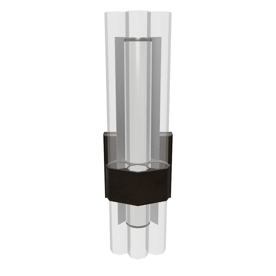 Fascio 14" Asymmetric Sconce 3D Model