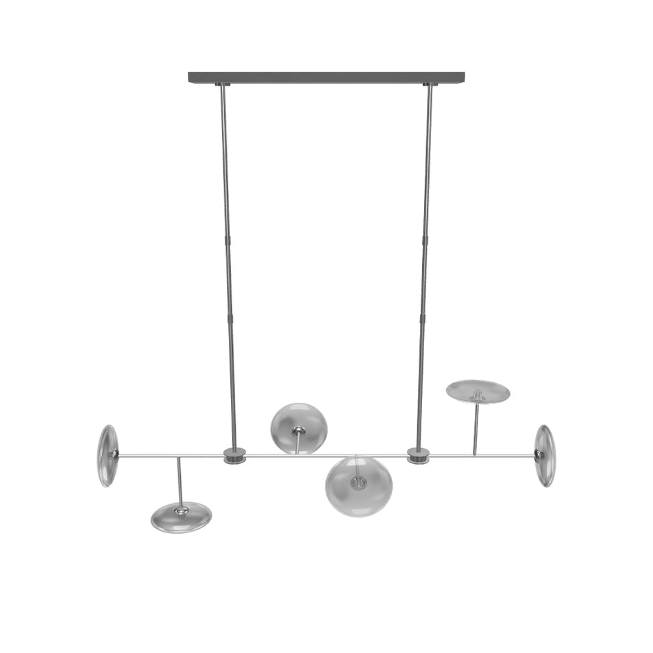 Calvino Large Linear Chandelier 3D Model