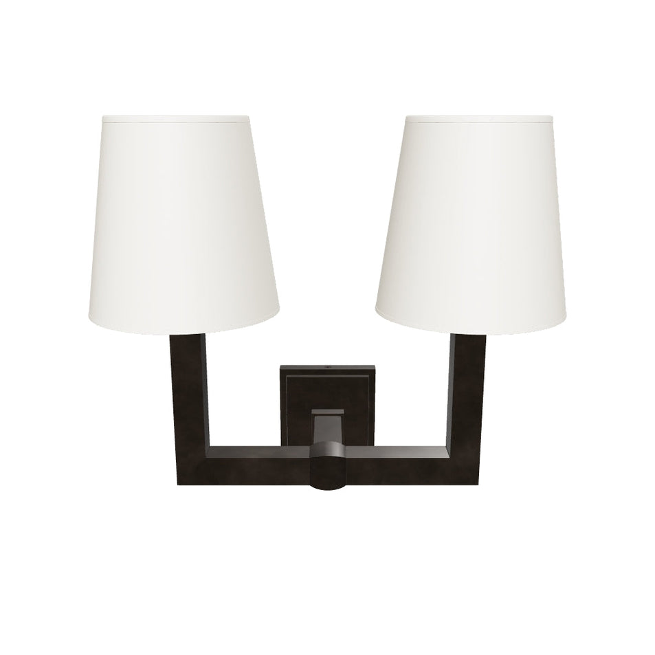 Square Tube Double Sconce 3D Model