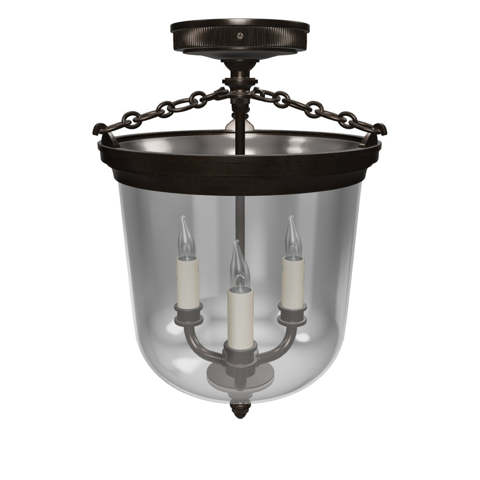 Merchant Semi-Flush 3D Model