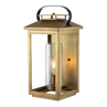 Painted Distressed Brass / Clear Seedy Glass