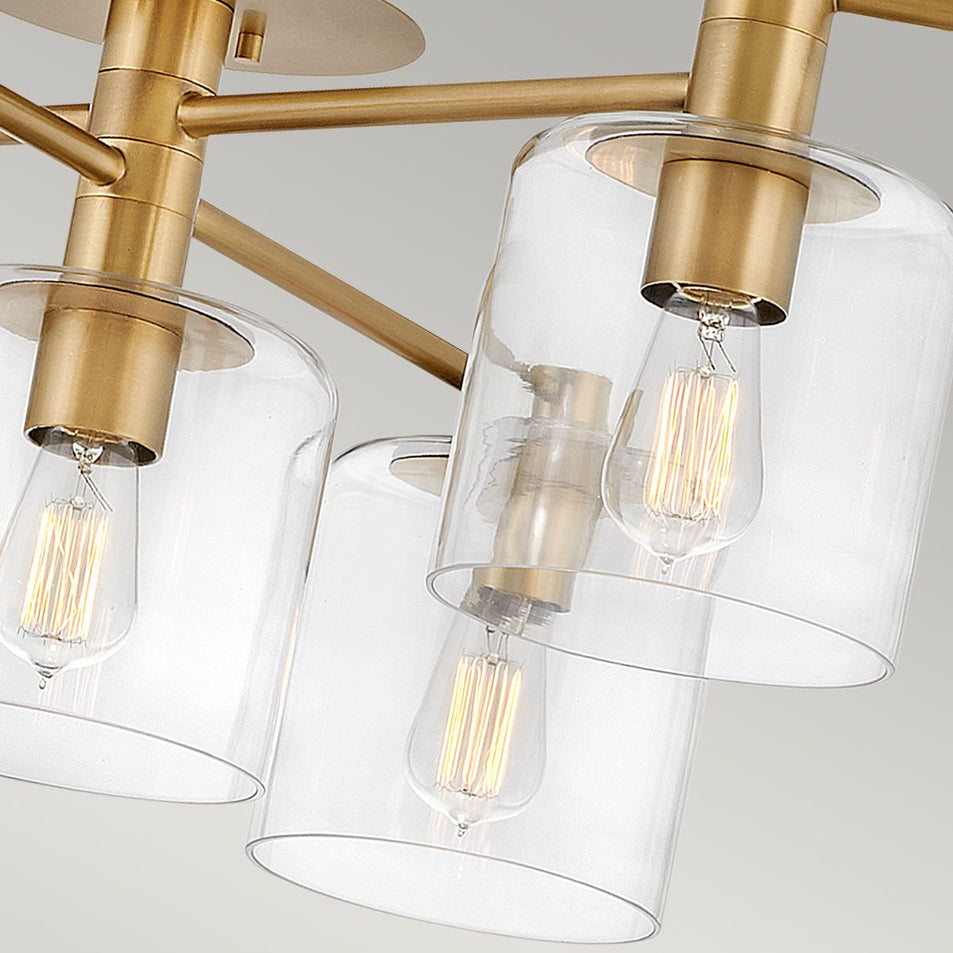 Напівпідвісна люстра Axel 7 Light