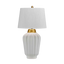 White and Brass / Faux Silk