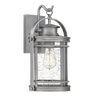 Industrial Aluminium / Clear Seedy Glass