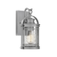 Industrial Aluminium / Clear Seedy Glass