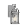 Industrial Aluminium / Clear Seedy Glass