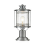 Industrial Aluminium / Clear Seedy Glass