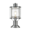 Industrial Aluminium / Clear Seedy Glass