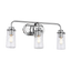 Chrome / Seeded Glass
