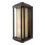 Bronze / Ribbed Etched Glass