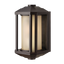 Bronze / Ribbed Etched Glass