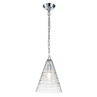 Polished Chrome / Clear Decorative Glass