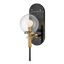 Black with Heritage Brass accents