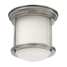 Antique Nickel / Opal Etched Glass