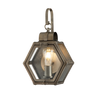 Burnished Bronze / Clear Seedy Glass