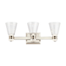 Polished Nickel / Glass