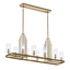 Natural Brass / Glass