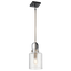 Polished Nickel / Clear Seeded Glass