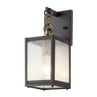 Weathered Zinc / Clear Seeded Glass