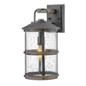 Aged Zinc with Driftwood Grey / Clear Seeded Glass