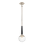 Polished Nickel / Seeded Glass