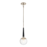 Polished Nickel / Seeded Glass