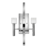 Chrome / White Glass